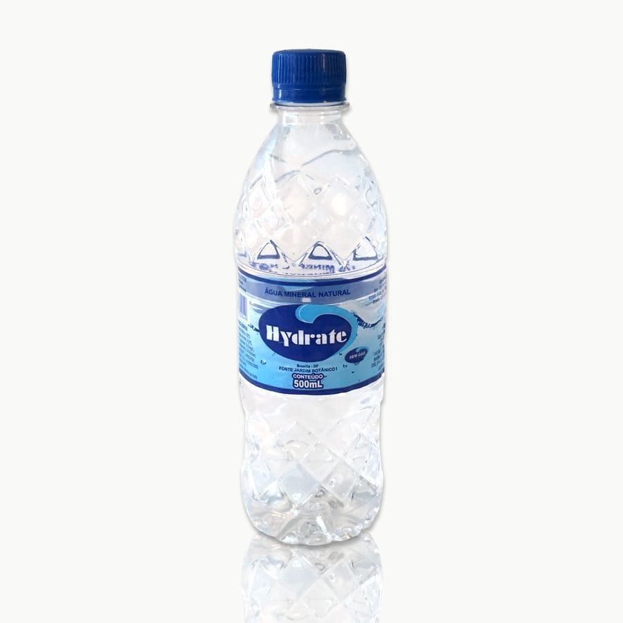 Garrafa Água Mineral 500 ml - Pacote 12un. - Água Mineral Hydrate