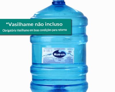 Galão de Água Mineral 20 litros (Sem Vasilhame)