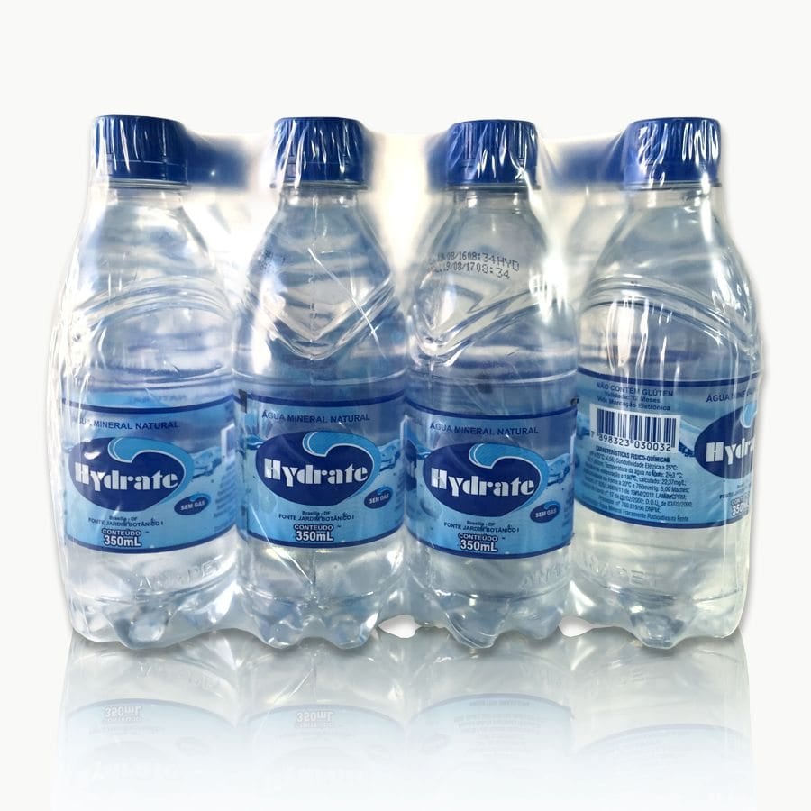 Garrafa Água Mineral 500 ml - Pacote 12un. - Água Mineral Hydrate