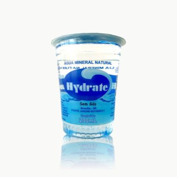 Copo de Água Mineral Hydrate. Pacote com 48 unidades